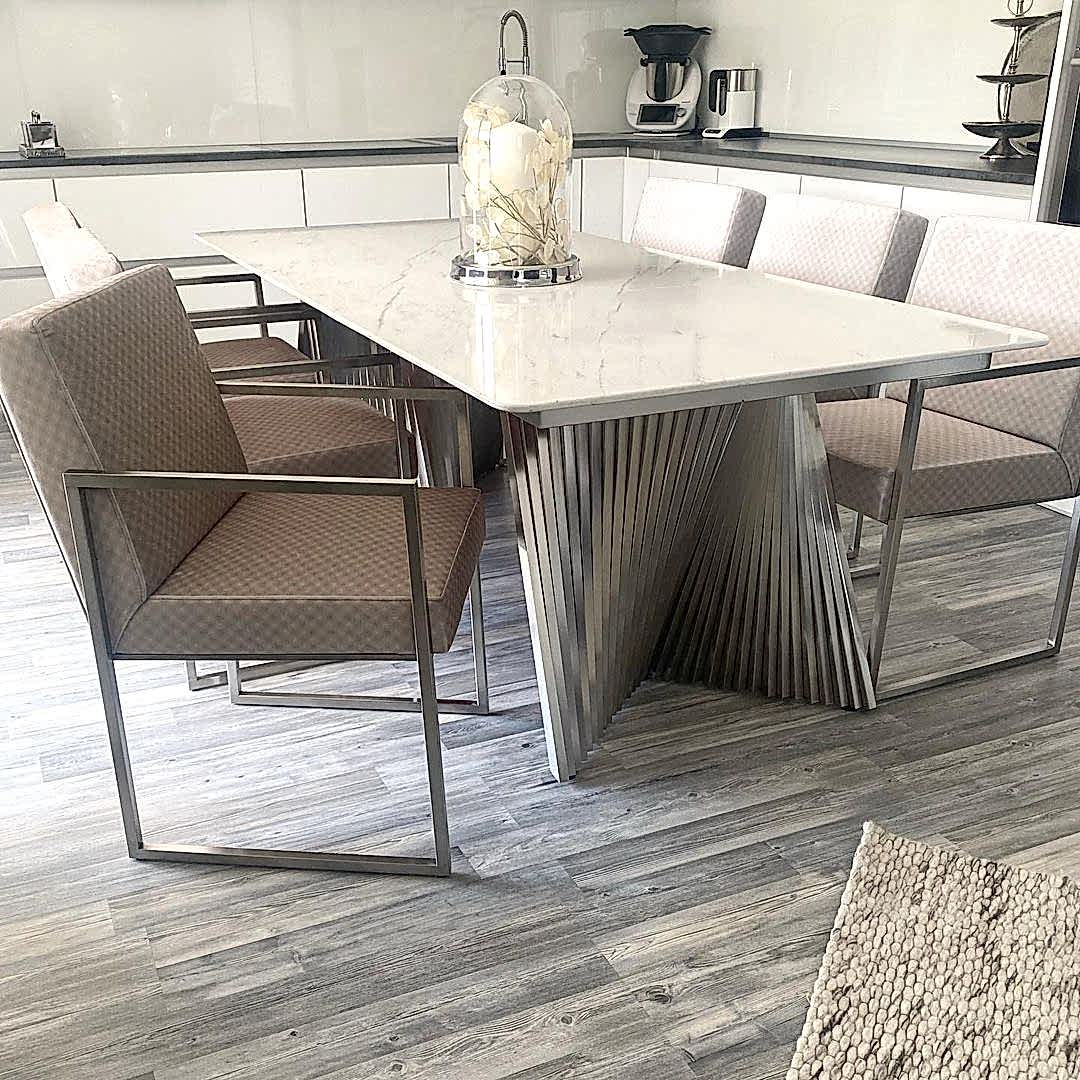 bianco carrara mermer masa mermer yemek masası, mermer masa, marble table, mermer masa modelleri, paslanmaz çelik masa ayağı, mermer masa ayak modelleri
