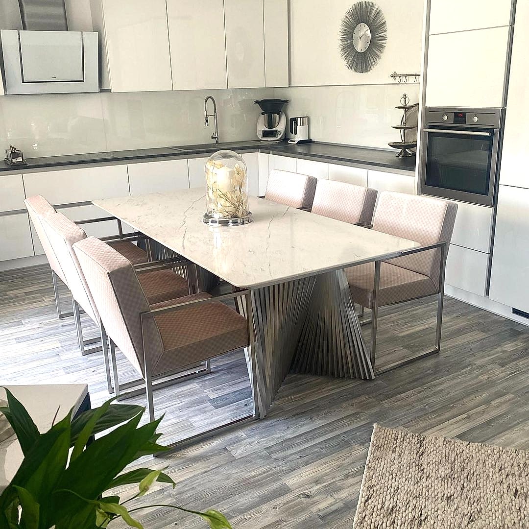 mermer yemek masası, paslanmaz çelik masa ayağı mermer yemek masası, mermer masa, marble table, mermer masa modelleri, paslanmaz çelik masa ayağı, mermer masa ayak modelleri